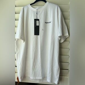 Forgotten Fans - Large - NEW with Tags - White Crew Neck Short Sleeve Tee